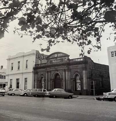 The MacRobertson Retail Store in Dana Street Ballarat circa 1960s. Photo courtesy of the Ballarat Historical Society. Reproduced with permission.